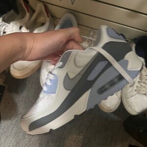 Light blue and grey Nike Air Max
